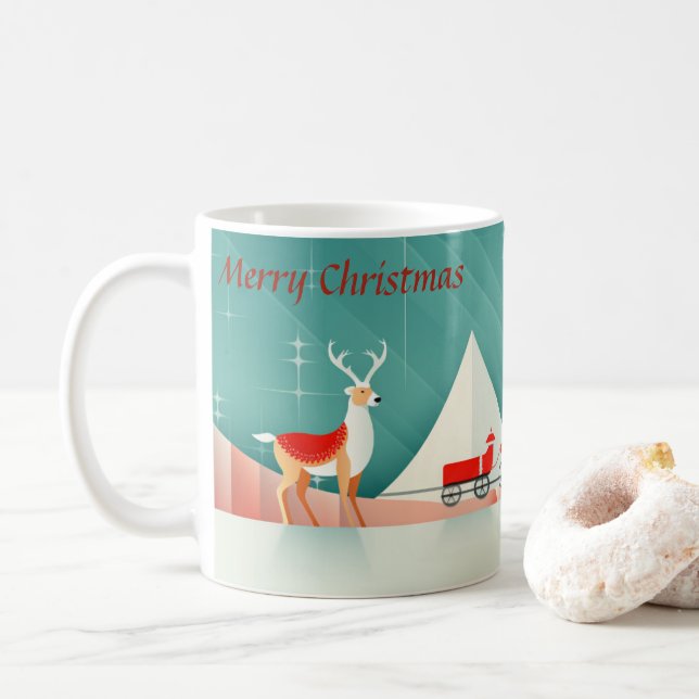 Chic Simplicity: Minimal Christmas Cup (With Donut)