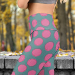 Chic Slate Gray Polka Dot Pattern Yoga Capri Leggings<br><div class="desc">Effortless Style, Timeless Appeal Bring classic charm to your look with these exclusive Polka Dot Capri leggings! Fun and colorful, they combine bold design with exceptional comfort, making them perfect for both workouts and chic casual wear. Whether you’re on the go or relaxing, these leggings add a touch of sophistication...</div>