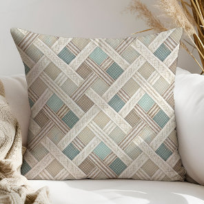 Chic Soft Geometric Pillow Minimalist Pastel Decor