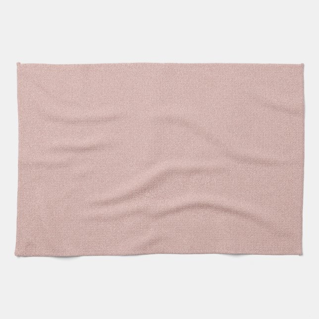 Chic Soft Pink Sand Kitchen Towel (Horizontal)