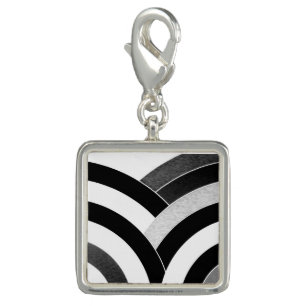 chic sophisticated modern chevron charm