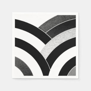 chic sophisticated modern chevrons napkins