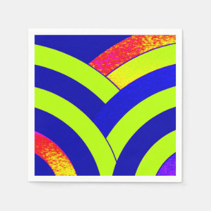 chic sophisticated modern chevrons paper napkins