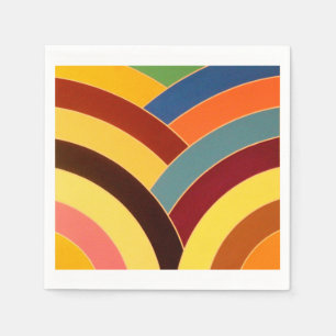 chic sophisticated modern chevrons paper napkins