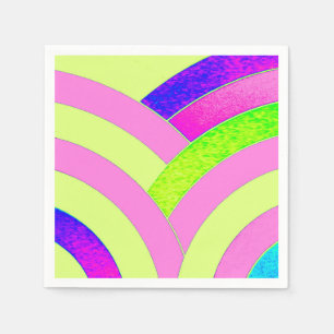 chic sophisticated modern chevrons paper napkins