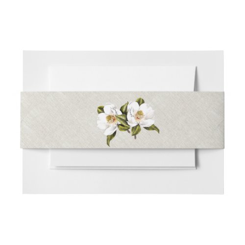 Chic Southern Magnolias Wedding Belly Band