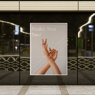 Chic Spa Wellness Design Poster