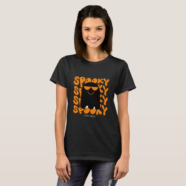 Chic & Spooky: Halloween Women’s T-Shirt (Front Full)