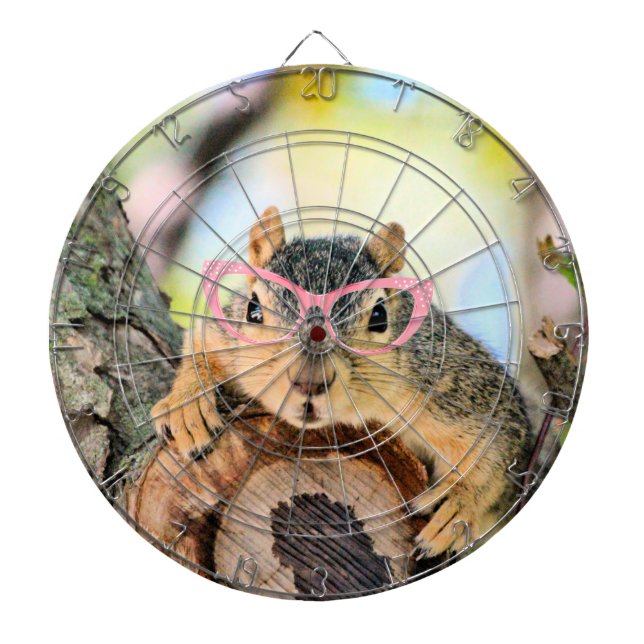 Chic squirrel dart board (Front)