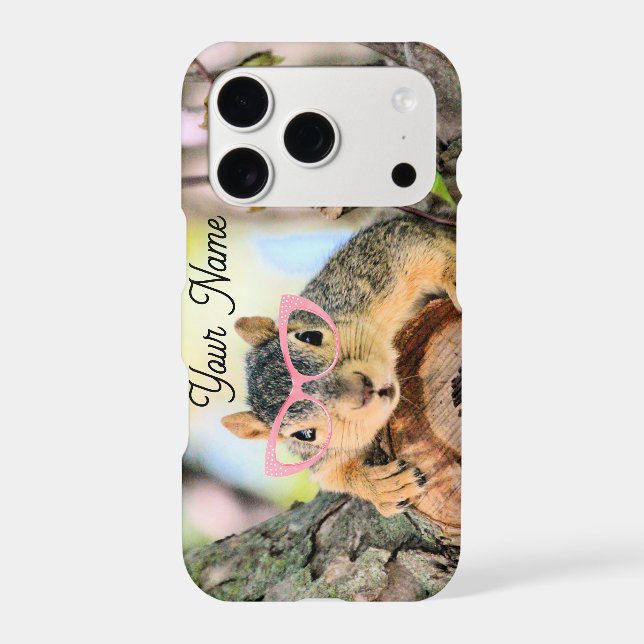 Chic squirrel iphone case (Back)
