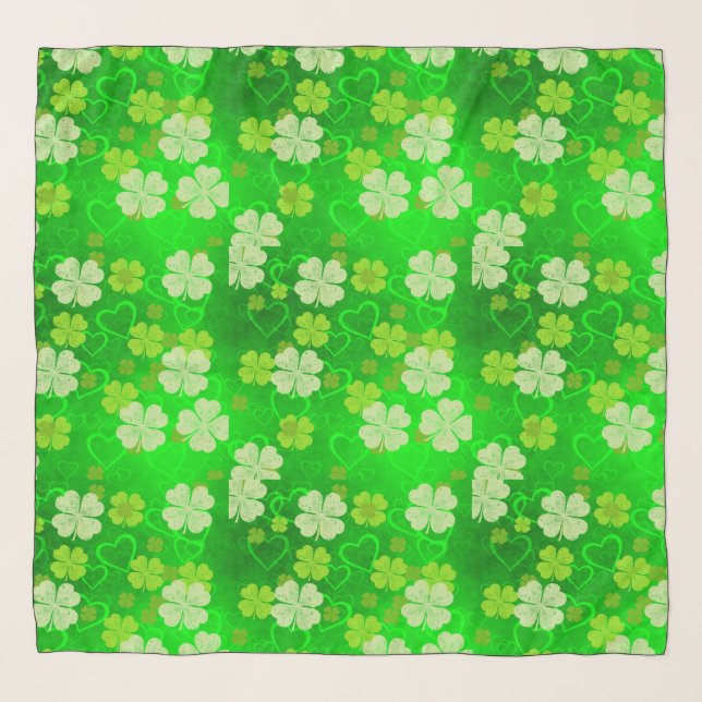 Chic St Patricks Day  Scarf (Front)