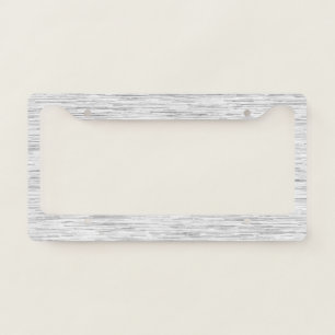 Chic Static Texture License Plate Frame