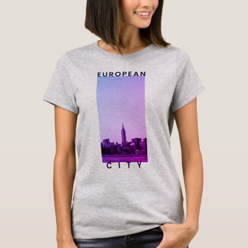 Chic Streets of Europe T_Shirt