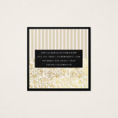Chic Stripes Gold Dotted Pattern (Back)