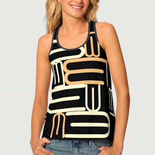 Chic Stylish Alphabet Text Typography Design Tank Top