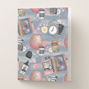 Chic & Stylish Back-to-School Pocket Folder