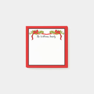 CHIC & STYLISH FAMILY CHRISTMAS POST-IT NOTES