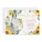 Chic Sunflower Elephant Summer Garden Baby Shower