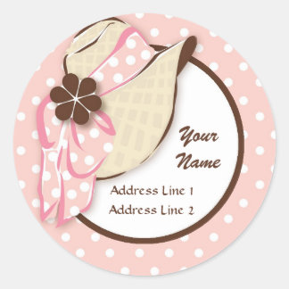 Chic Sunhat Address Label
