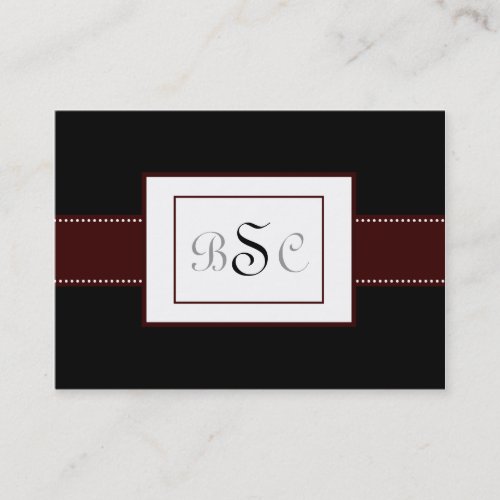 Chic Susan Chubby Business Cards