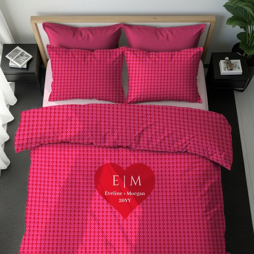 Chic Sweet Red Hearts Personalized Valentine Gift