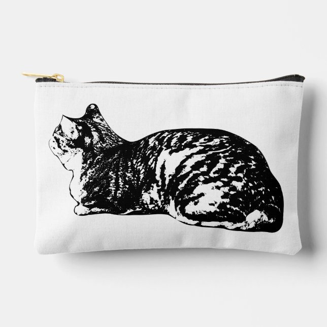 Chic Tabby Carry Pouch (Front)