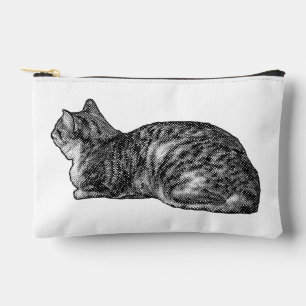 Chic Tabby Texture Pouch