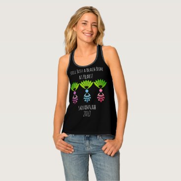 CHIC TANK TOP_MOD TROPICAL PASTEL PINEAPPLES CHIC TANK TOP_MOD TROPICAL PASTEL PINEAPPLES