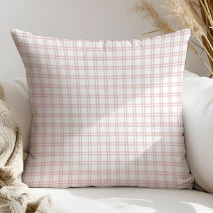 Chic Tartan Pillow Rose Gold Gift for Her Style