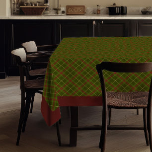 Chic Thanksgiving Tartan Tablecloth Rustic Fall