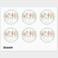 Christmas Gift Labels, Gift Tags, Holiday Treat Square Sticker