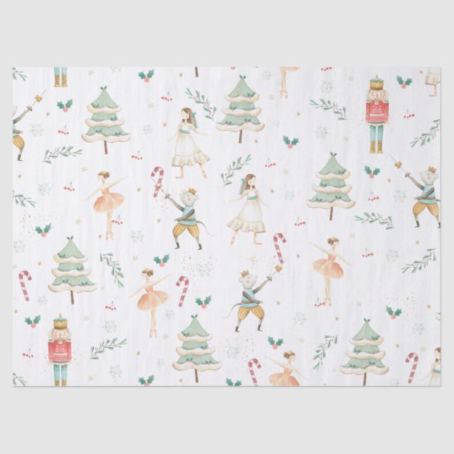 Chic The Nutcracker Christmas Ballet Decoupage Tissue Paper (Front)