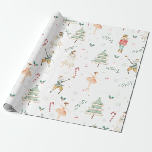 Chic The Nutcracker Christmas Ballet Decoupage Wrapping Paper