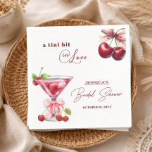 Chic Tini Bit in Love Cherry Martini Bridal Shower
