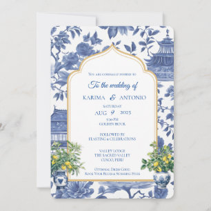 Chic-tique Chinoiserie Limoncello Infusion Invitation