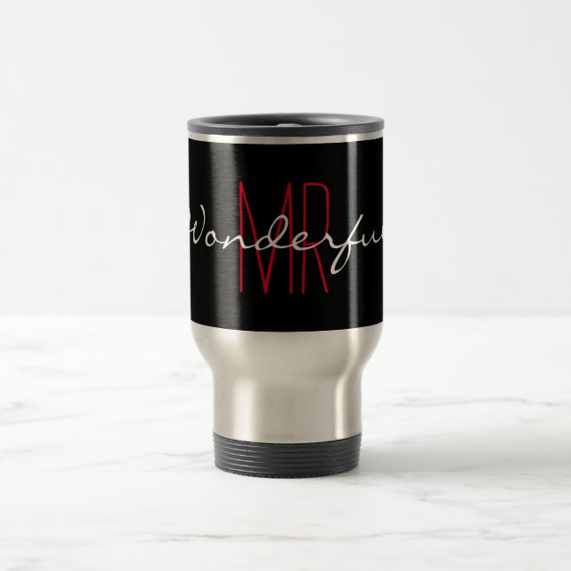 CHIC TRAVEL MUG_"MR WONDERFUL" MUG (Center)