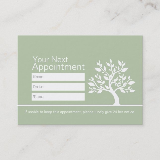 Chic Tree YOGA Instructor Life Coach Appointment (Front)