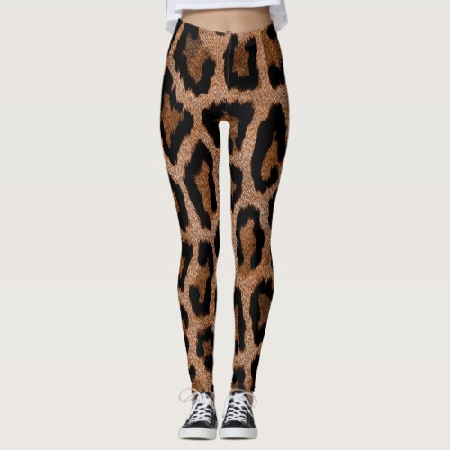 Chic Trendy Leopard Pattern Leggings