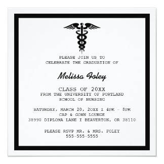 Medical Graduation Invitations 3