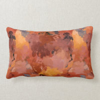 Chic Trendy Terracotta Rust Brown Abstract