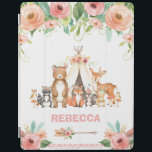 Chic Tribal Boho Cute Woodland Animals Teepee iPad Smart Cover<br><div class="desc">(c) The Happy Cat Studio</div>
