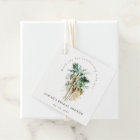 Chic Tropical Watercolor Palm Trees Bridal Shower