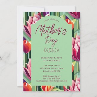 Chic Tulip Mother’s Day Brunch Green