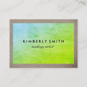 Chic Two Tone Texture Business Card