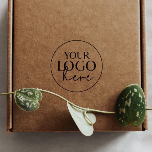 Chic Typography Custom Business Logo Self_inking Stamp