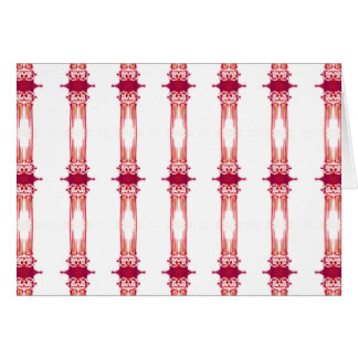 Chic Urban Magenta White Gold Designer Columns NT Cards
