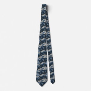 Chic Valentine Gifts For Husband Carnation Neck Tie