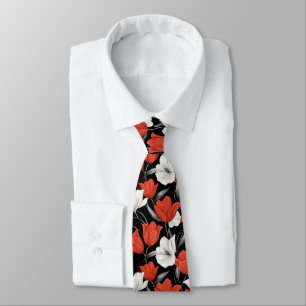 Chic Valentine Gifts For Men Tulip Neck Tie