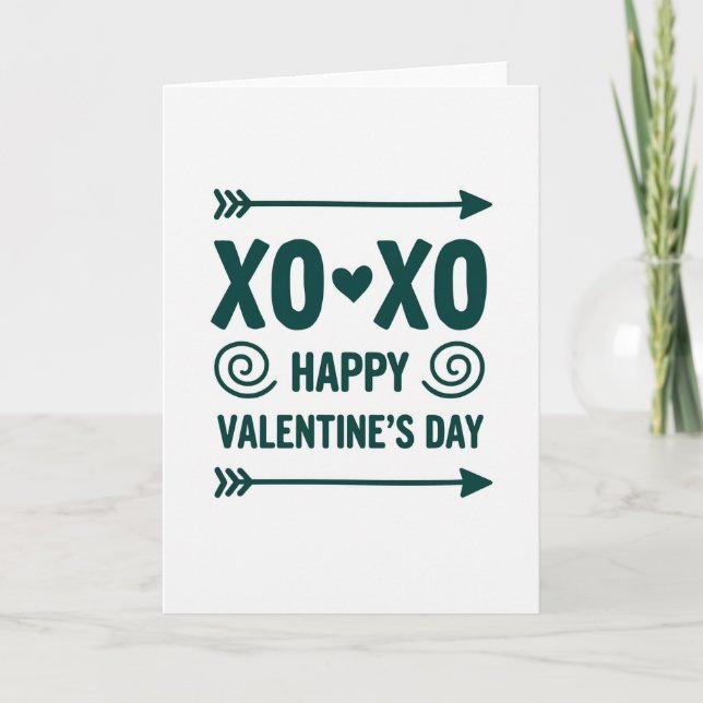 Chic Valentines Day Card (Front)