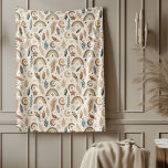 Chic Vibrant Bohemian Rainbow Free-Spirited Look Fleece Blanket<br><div class="desc">Our "Boho Rainbows Feather Blankets Collection" is a captivating array of intricately designed blankets that blend bohemian charm with vibrant colors and delicate feather motifs. Each blanket is meticulously crafted using high-quality materials to ensure both durability and comfort. The collection features a diverse range of sizes and styles, from cozy...</div>